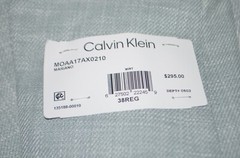 NWT CALVIN KLEIN Slim Fit Soft Stretch Mint Green Sport Coat Blazer 38R
