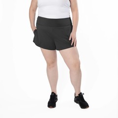 Spyder Women’s Running Short Side Pockets Side Slits on Outer Short