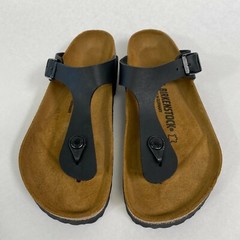 New w/o Box Birkenstock Gizeh Black Birko-Flor Regular – Select Size