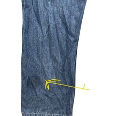 Carhartt Bib Overalls Mens 34×30.5 Denim Workwear Carpenter Dungarees Distressed