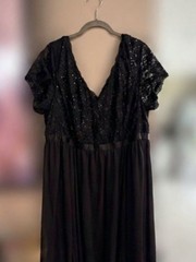 Torrid Black Sequin Maxi Dress – Women’s Size 20