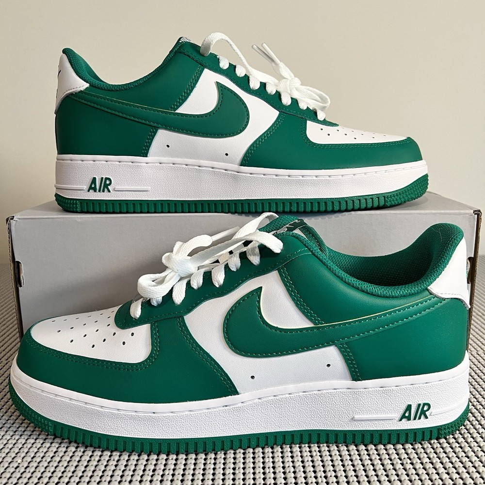 Nike Air Force 1 ’07 Shoes White Malachite Green FJ4146-122 Men’s Size 9