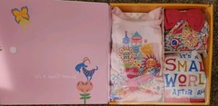 Disney Theme Park It’s A Small World 4 Piece Layette Set 6 Mth. Girls