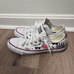Converse Misfits Chuck Taylor All Star Low Top Optic White Canvas – Artsy