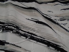 JM Collection Blouse Women’s P- XL Black White Top Polyester, Spandex