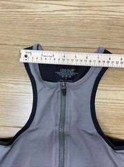 Womens Gym Top & Shorts 3 Piece Set Racerback Stretch Workout Activewear Small