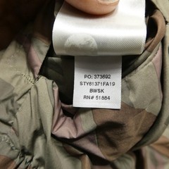 Patagonia Jacket Toddler Boys 3T Green Hooded Down Quilted Puffer Zip Winter