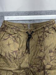 Volcom Men’s Small Olive Green Tribal Print Elastic Waist Pants Cargo Casual