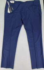 Tommy Hilifiger Mens Dress Pants Size 52 Unfinished Blue Shark Skin New NWT #H51