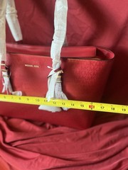 Michael Kors Jet Set Metallic Red Travel tote bag Large