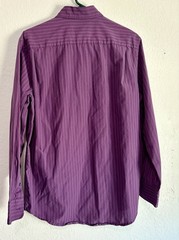 Merona men’s long sleeve shirt purple button-down plan M