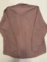 Chaps Shirt Mens XL Cotton Blue Red Plaid Long Sleeve Button Down Easy Care
