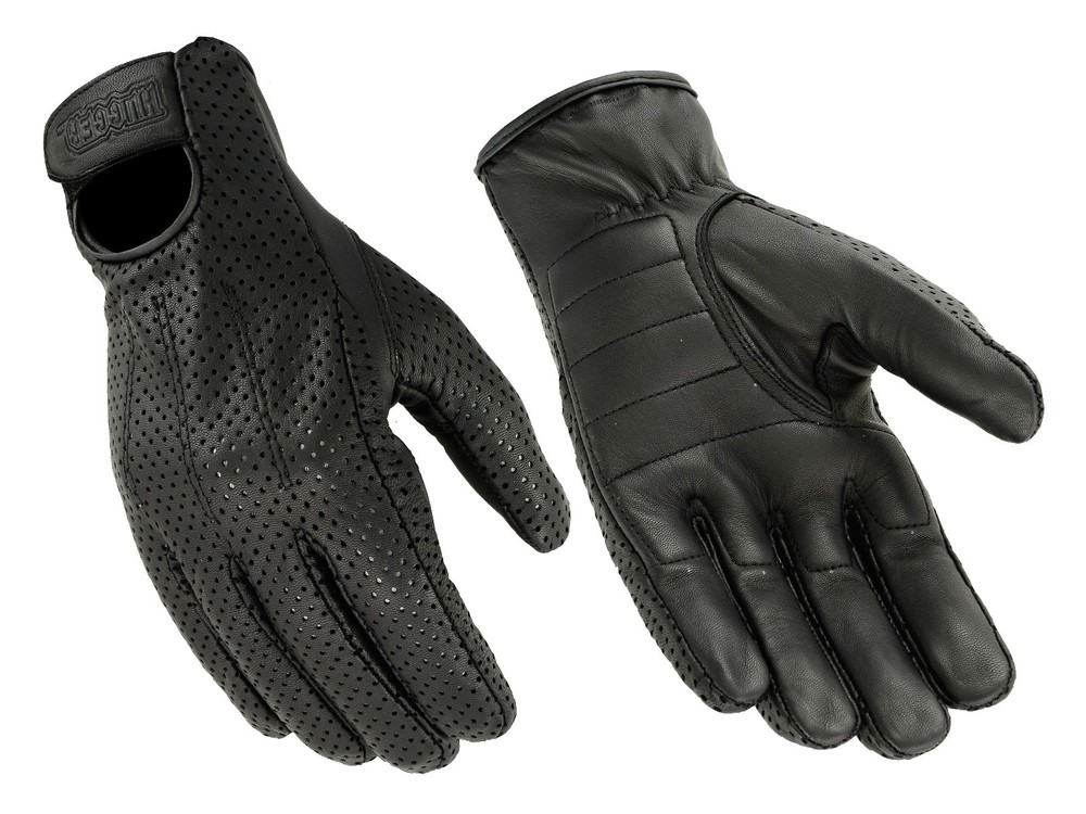 HUGGER Men’s Spring Summer Driving Motorcycle Riding Gloves Gel Padded Palm