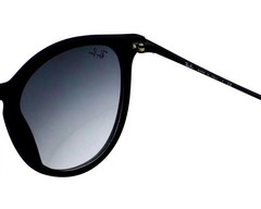 New Ray-Ban RB4171 Erika Matte Black/ Grey Polarized Gradient Women’s Sunglasses