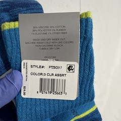 Perry Ellis Portfolio Men’s Moisture Wicking Cushioned Crew Socks 3 Pairs 7-12