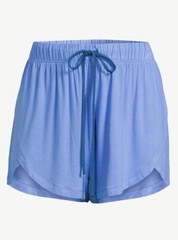 JOYSPUN Women’s M (8-10) Knit Pull On Sleep Shorts • Neela Blue