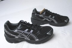 Asics Men’s Gel 1130 Sneakers JL3 Black Pure Silver Size US:11.5 UK:10.5