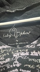 Baby Phat Y2K Hoodie Jacket Logo Pattern Black Zip Up Pockets Sz S