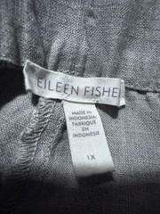 Eileen Fisher Women’s 100% Organic Linen Wide Leg Pants Size 1X