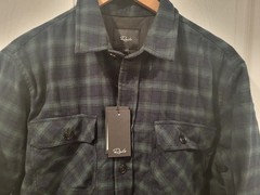 RAILS Worthing Checked Shirt Jacket Shacket Size M Orig. $188 NEW