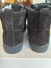 Size US 10 EU 43- Balenciaga Arena High Sneakers in Black Suede NIB