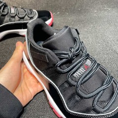 AJ 11 Retro Low ‘Bred’ FV5104-006 2025 Unisex Black Red