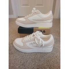 FILA A-Low Women’s Sneakers Size 9 White Pink Casual Court Shoes NIB