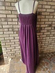 Anthropologie Plus Knit Midi Wrap purple plum dress Size 2X