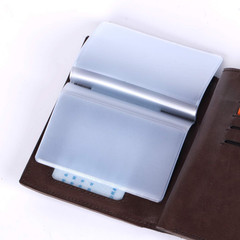 Set of 3 Plastic Wallet Insert Clear Credit Card Wallet Picture Photo Holder for