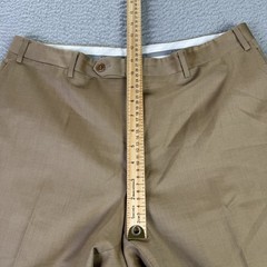 Canali Pants Mens 36 50 Beige Wool Tessuto Trousers Dress Slacks Business