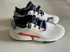 Size 11 – Men’s Adidas P.O.D. S3.1 White, Red, and Blue