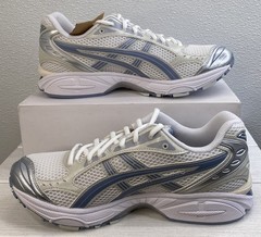 Asics Gel-Kayano 14 Unisex Size M7.5 W9 White/Light Navy Mesh Athletic Sneakers
