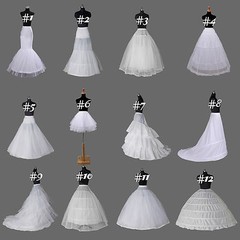 US Stock Wedding Petticoat Bridal Crinoline//Slip/Underskirt A Line Mermaid Slip
