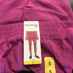 Wildfox Women’s Shorts, Size S, Color Pink, 5” Inseam, Elastic Waist, Pockets..