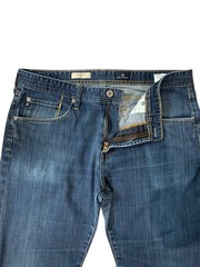 AG Adriano Goldschmied The Protégé Jeans Mens 36×32 Whiskering Med Wash Made USA