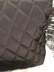 Vera Bradley Grand Travel Large Quilted Cosmetic Bag Classic BLACK NWT RV$59