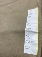Mid-Rise Skinny Jeans Tan Khaki Pants Women’s Size 0 Universal Thread 💥NWT