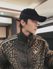 Adidas Originals FW25 JQD TT Track Top Leopard Casual Jacket KU9407 Asian Size