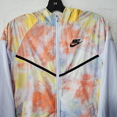 Nike Rain Jacket Youth’s XL Full Zip Rainbreaker Hoodie Coat Running Multicolor