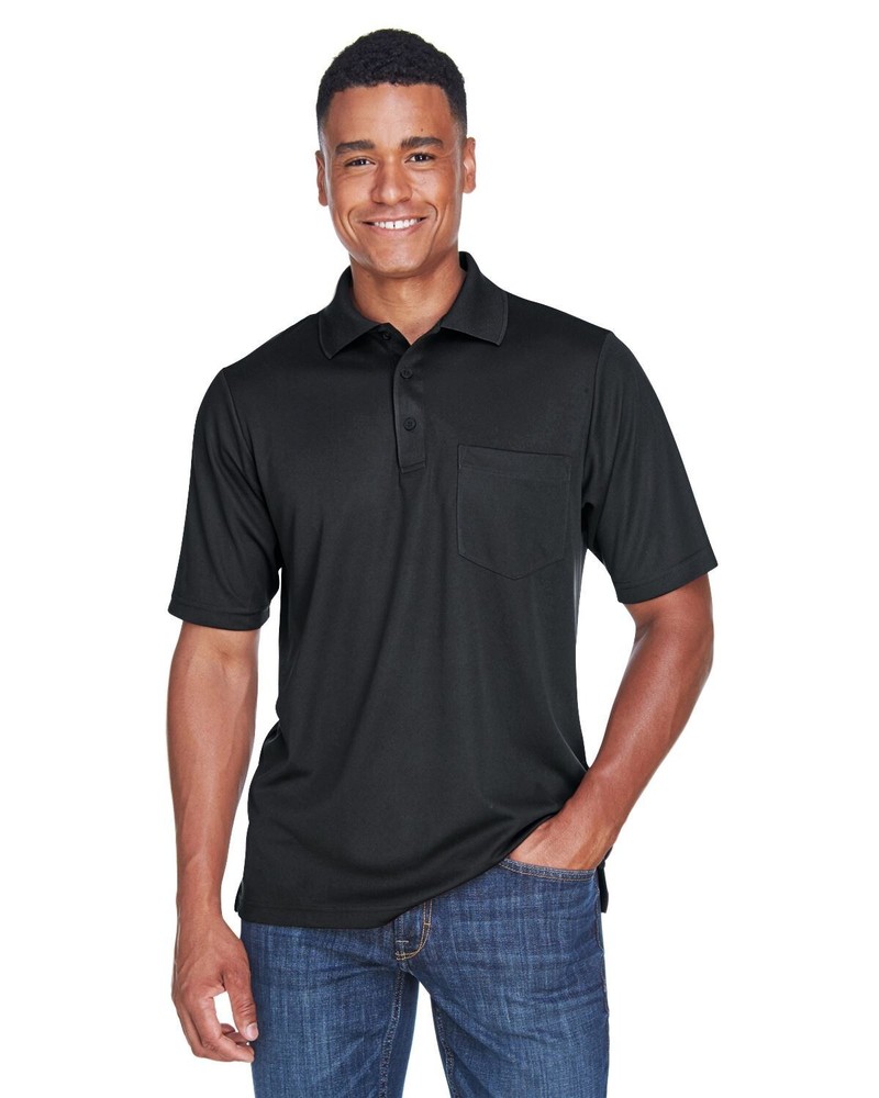 Core 365 Mens Dri-Fit Pocket Polo Shirt Moisture Wicking Anti Microbial 88181P