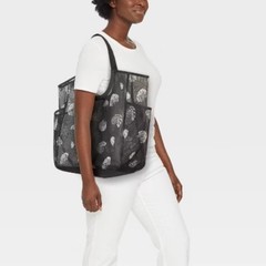 Packable Cut Out Mesh Tote Handbag – Shade & Shore™