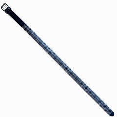 3 Row Black & Silver Studded Belt Punk