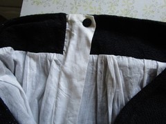 Talbots Black Skirt Fitted Waist Loose Pleats Fully Lined 6P