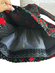 Rare Vintage Christian Lacroix Rose and Polka Dot skirt Suit 1988-1990