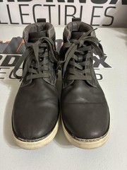 Madden Chukka Boots Mens Size 9 Gray Ankle Lace Up Casual Comfort M-Minton