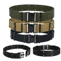 Military Pistol Belt Nylon Tactical Webbing Belt ALICE Marine Corps Type Belt US