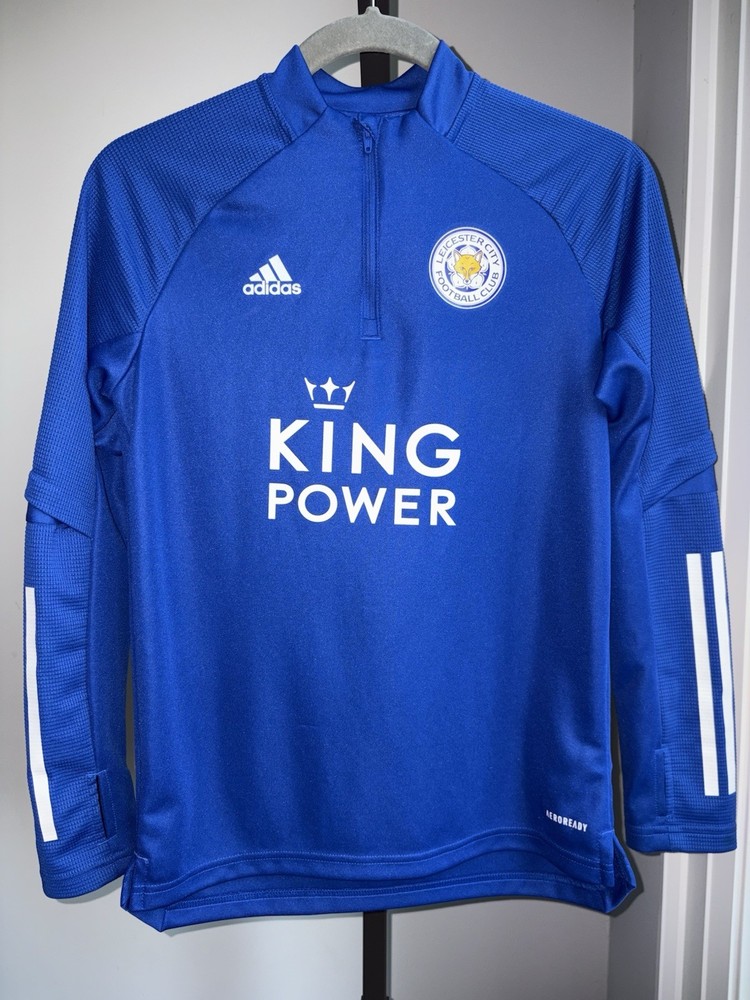 Adidas Leicester City FC AEROREADY Quarter Zip Training Top Youth 11-12Y Soccer