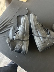 Size 7y – Nike Air Force 1 ’07 Mid Triple Black
