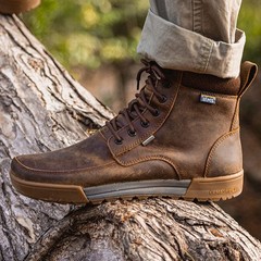 NEW Lems Men’s Boulder Summit Waterproof choose size RUGGED BARK 🟤boots shoe