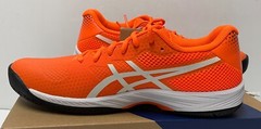 Asics Gel Game 9 Pickleball Shoes Sneakers Shocking Orange SIZE 7 1041A416-800